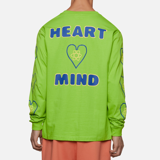 Мужской лонгслив Billionaire Boys Club Heart And Mind Lime