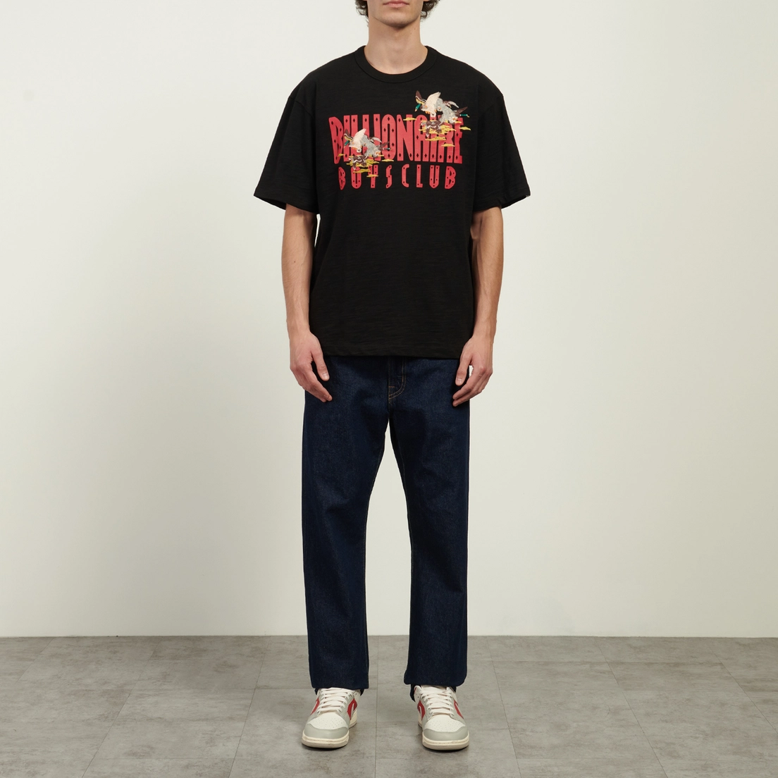 Billionaire Boys Club Мужская футболка Duck Embroidered Straight Logo Slub