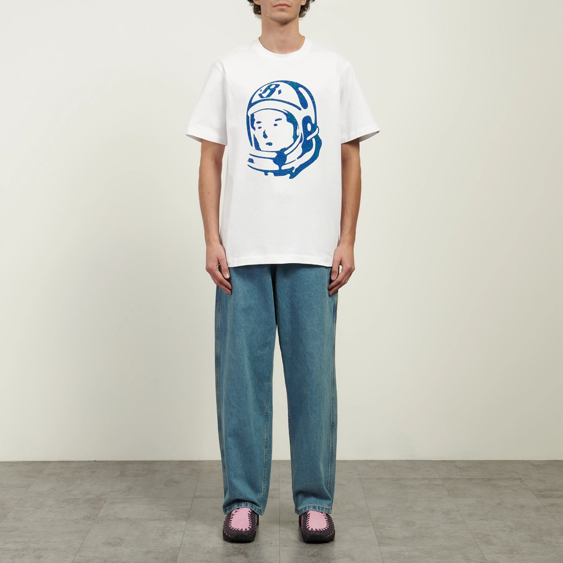 Billionaire Boys Club Мужская футболка Cracked Flock Print Astro