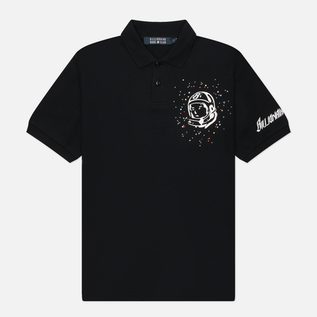 Мужское поло Billionaire Boys Club Embellished Astro Piquet, цвет чёрный, размер L