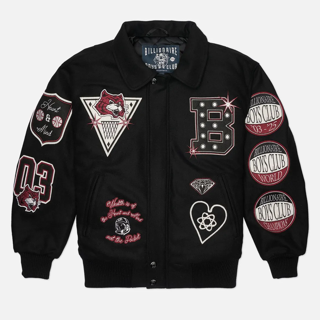 Billionaire Boys Club Мужская демисезонная куртка Alumni Collared Varsity