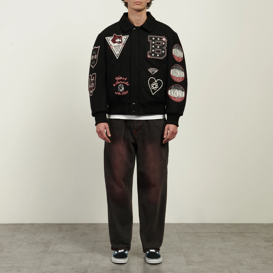 Billionaire Boys Club Мужская демисезонная куртка Alumni Collared Varsity