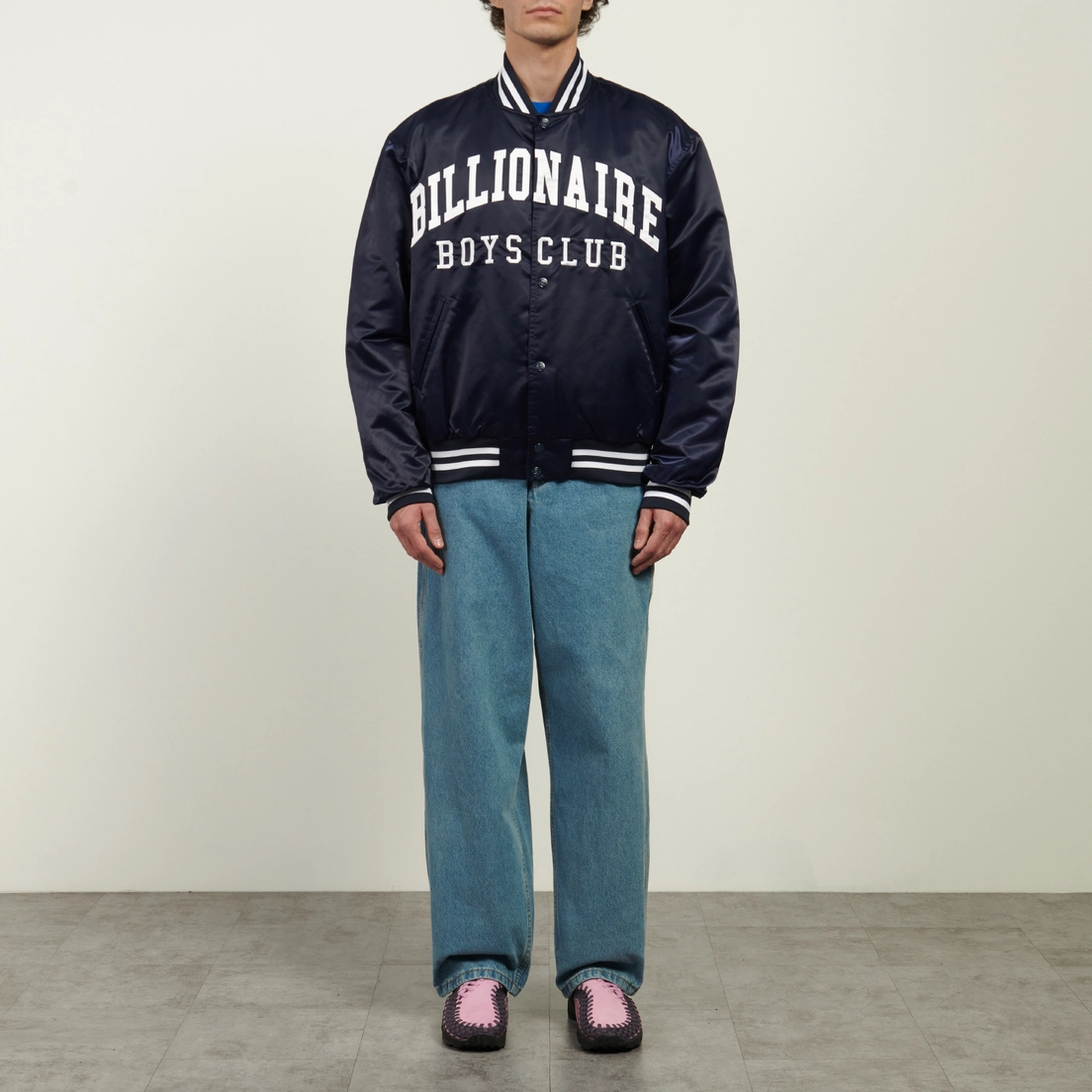 Billionaire Boys Club Мужская куртка бомбер College Satin