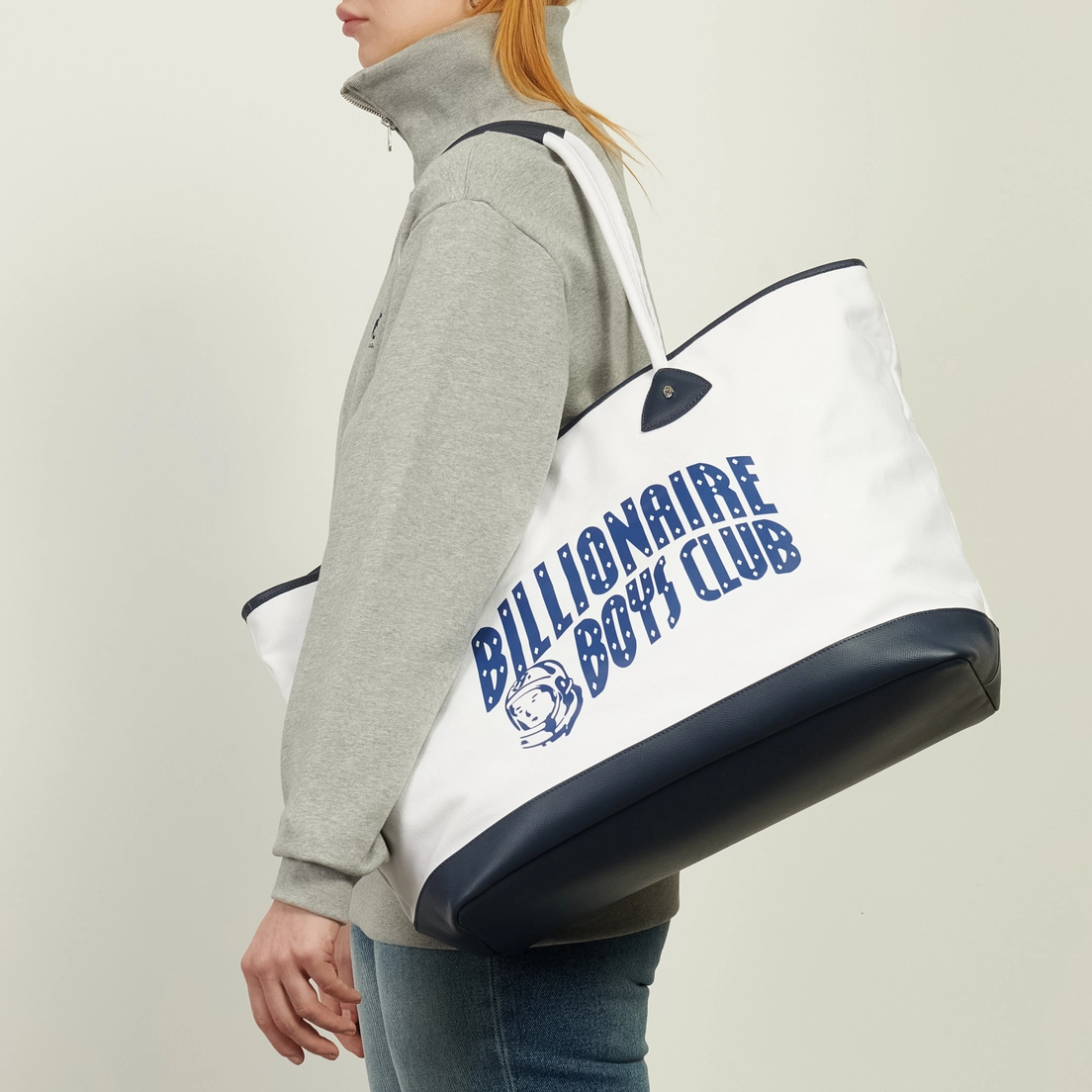 Billionaire Boys Club Сумка Astro Arch Logo Leather Panel