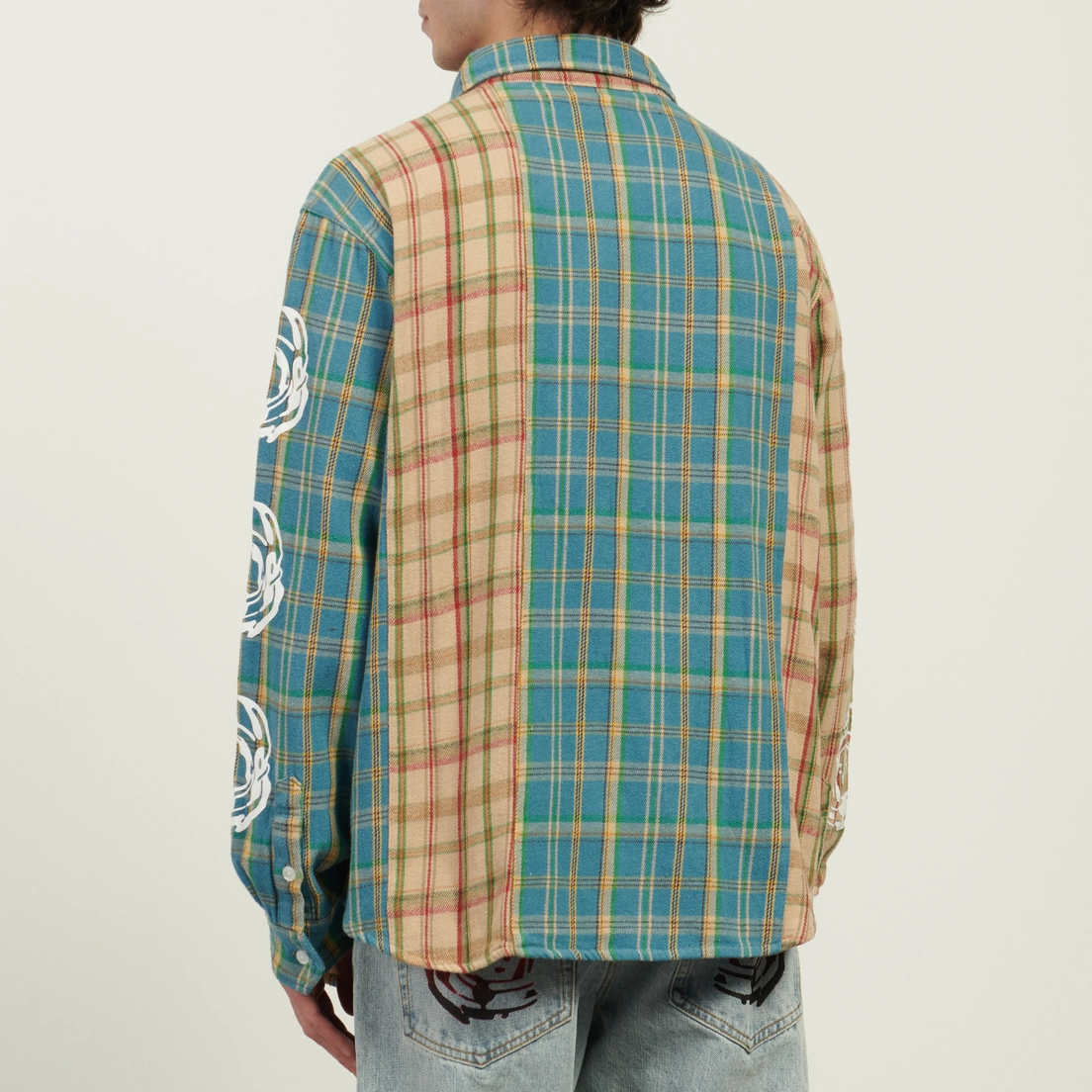 Billionaire Boys Club Мужская рубашка Panelled Check