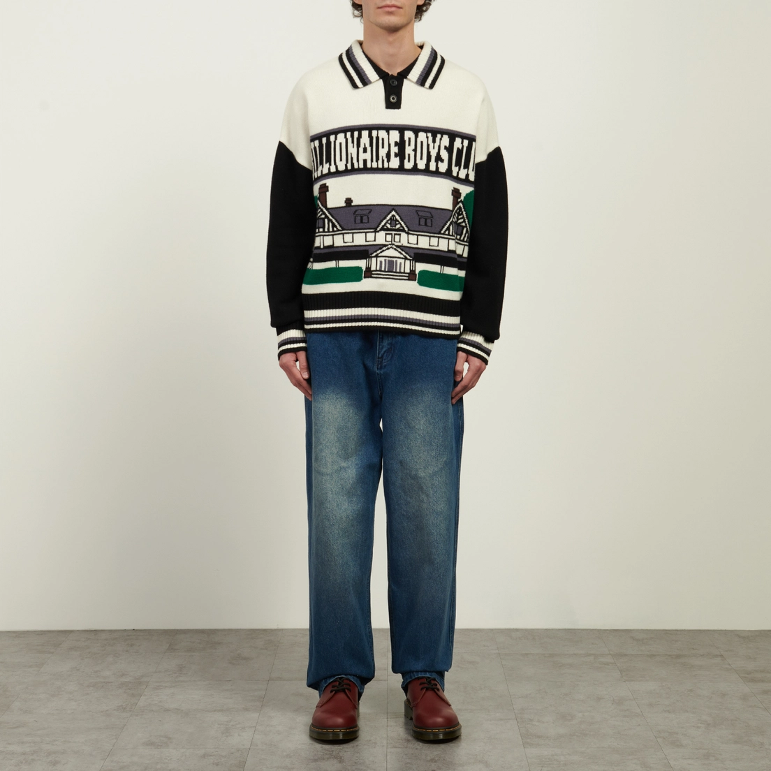 Billionaire Boys Club Мужской свитер Country Club Wool Knitted Collared