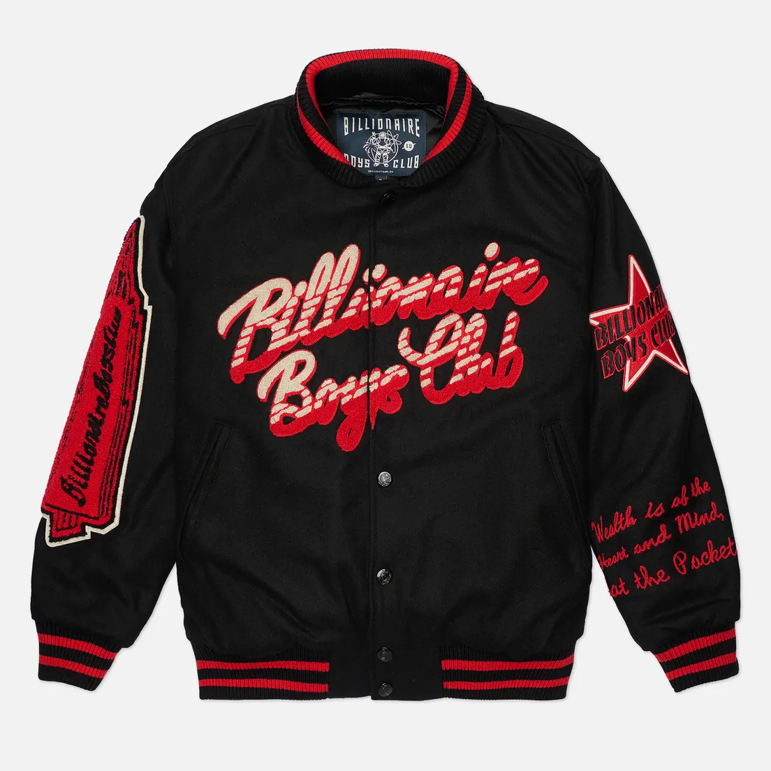 Billionaire Boys Club Мужская куртка бомбер Script OG Varsity
