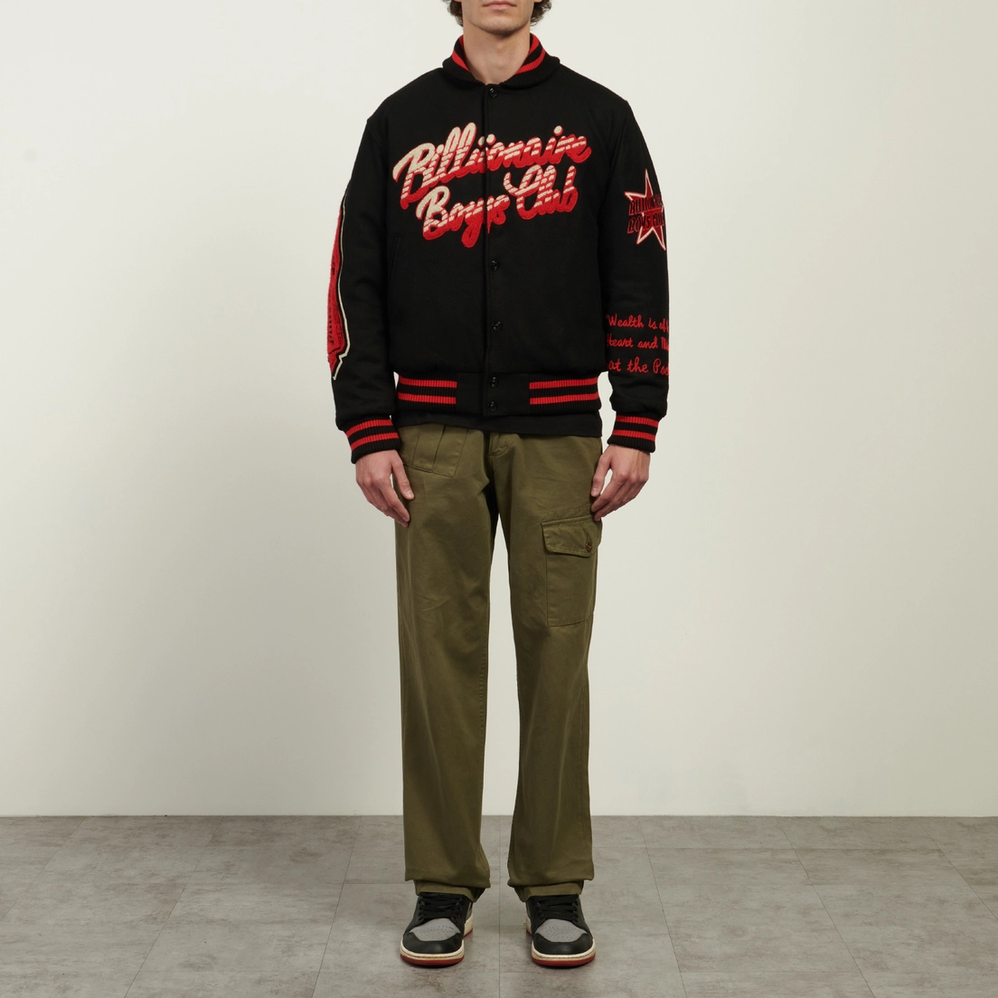 Billionaire Boys Club Мужская куртка бомбер Script OG Varsity