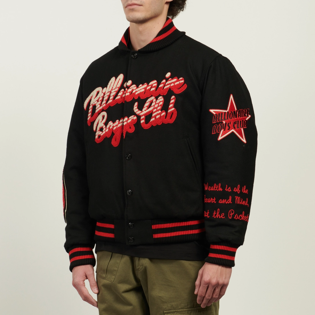 Billionaire Boys Club Мужская куртка бомбер Script OG Varsity