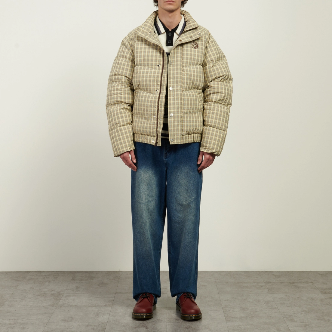 Billionaire Boys Club Мужской пуховик Script Nylon Check