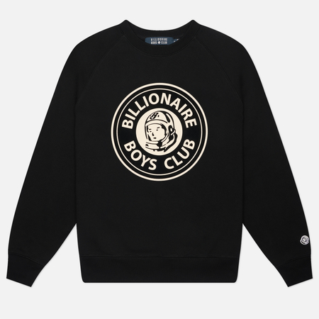 Мужская толстовка Billionaire Boys Club Emblem Crewneck, цвет чёрный, размер XL