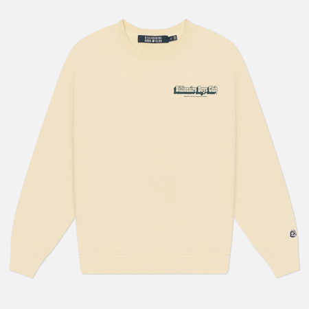 Мужская толстовка Billionaire Boys Club Souvenir Heavy Oversized Crewneck, цвет бежевый, размер XL
