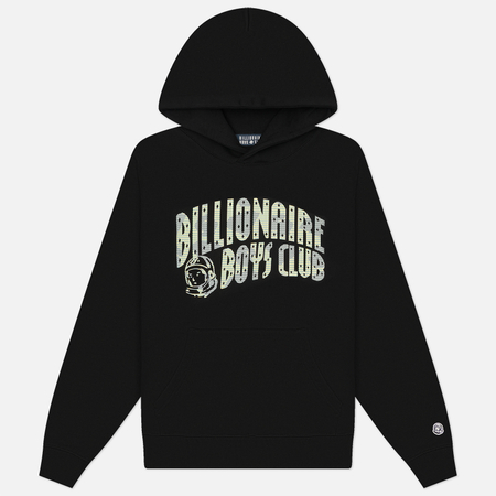 Мужская толстовка Billionaire Boys Club Tri-Tone Arch Logo Popover Hoodie, цвет чёрный, размер M