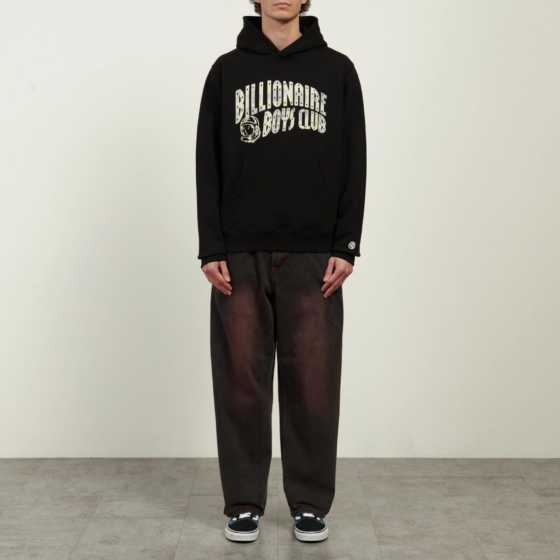 Billionaire Boys Club Мужская толстовка Tri-Tone Arch Logo Popover Hoodie