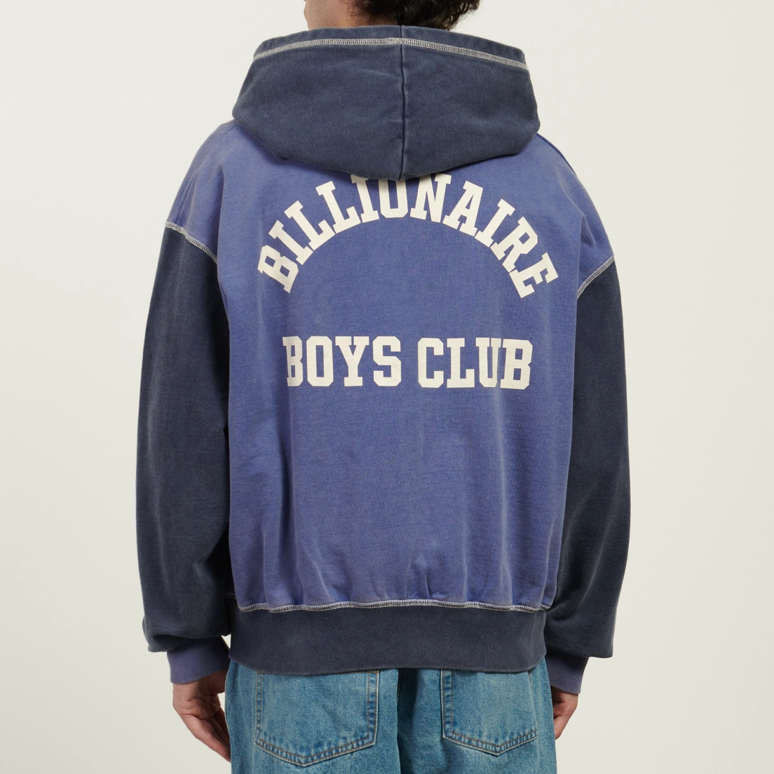 Billionaire Boys Club Мужская толстовка Oversized College Zip Through Hoodie