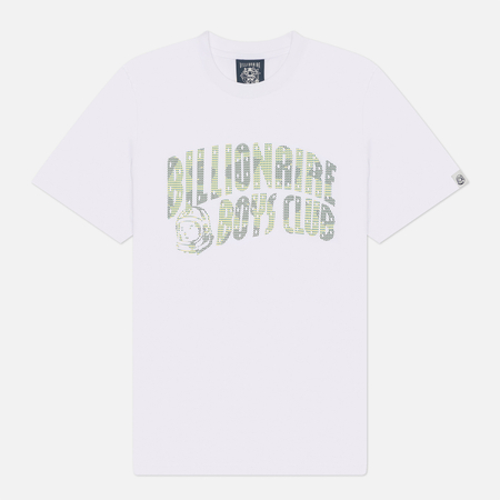 Мужская футболка Billionaire Boys Club Tri-Tone Arch Logo, цвет белый, размер M
