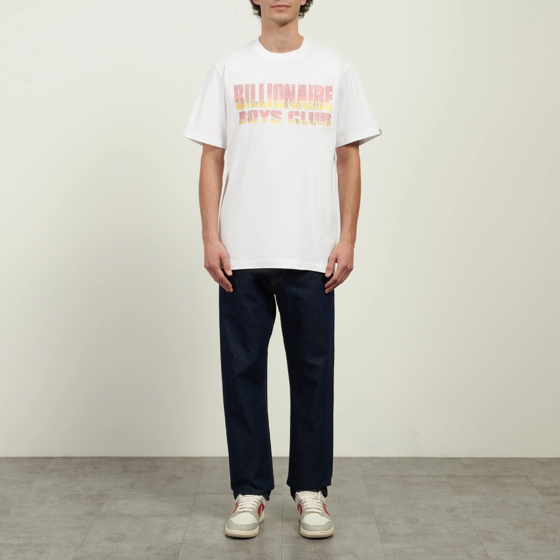 Billionaire Boys Club Мужская футболка Straight Logo Gradient Diamonte