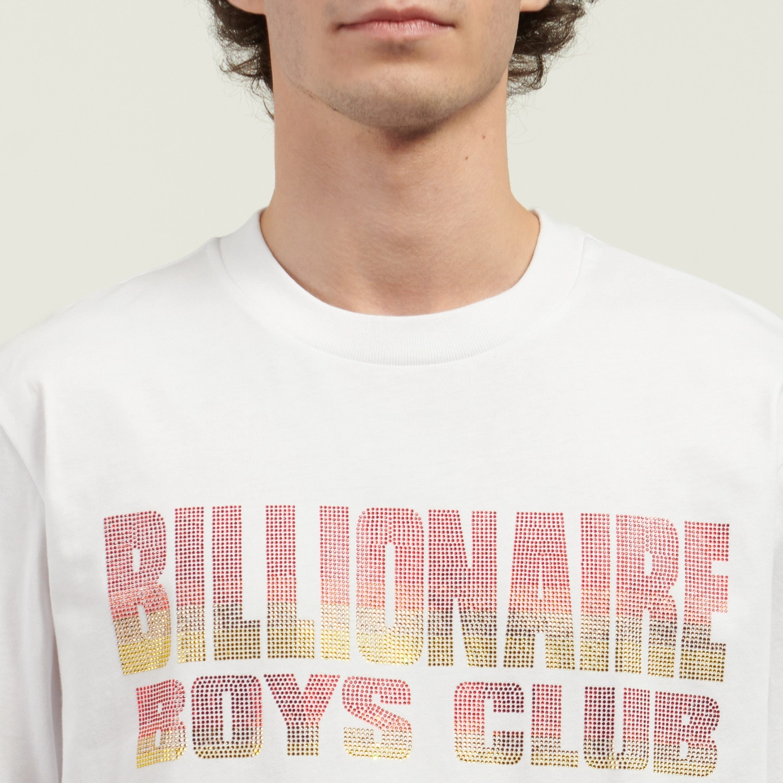 Billionaire Boys Club Мужская футболка Straight Logo Gradient Diamonte