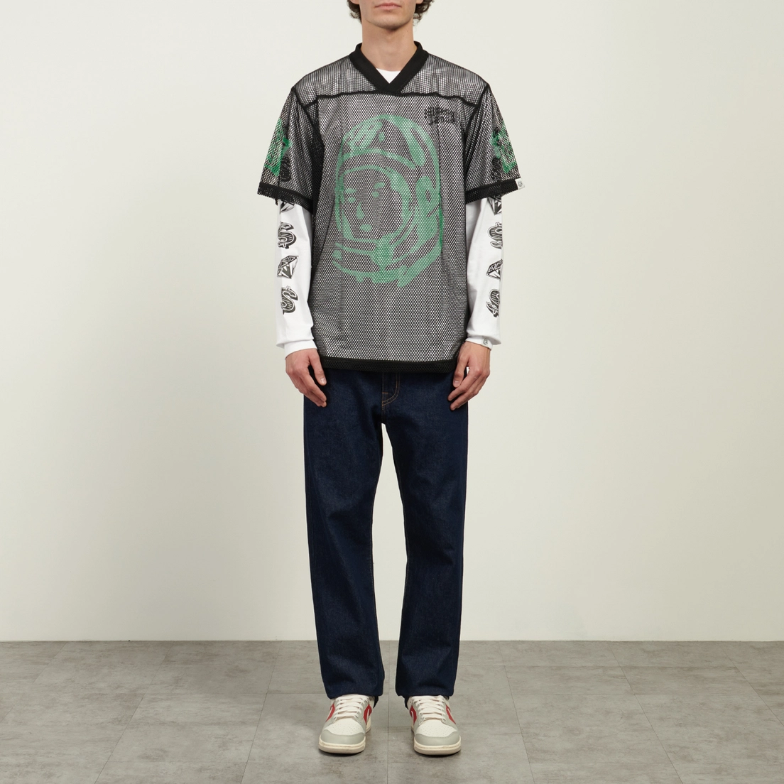 Billionaire Boys Club Мужская футболка Astro Big Mesh Football