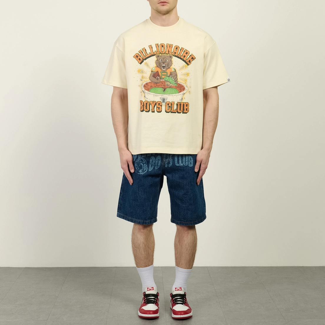 専用ページです Мужская футболка Billionaire Boys Club Rhinestone Mascot, B25449