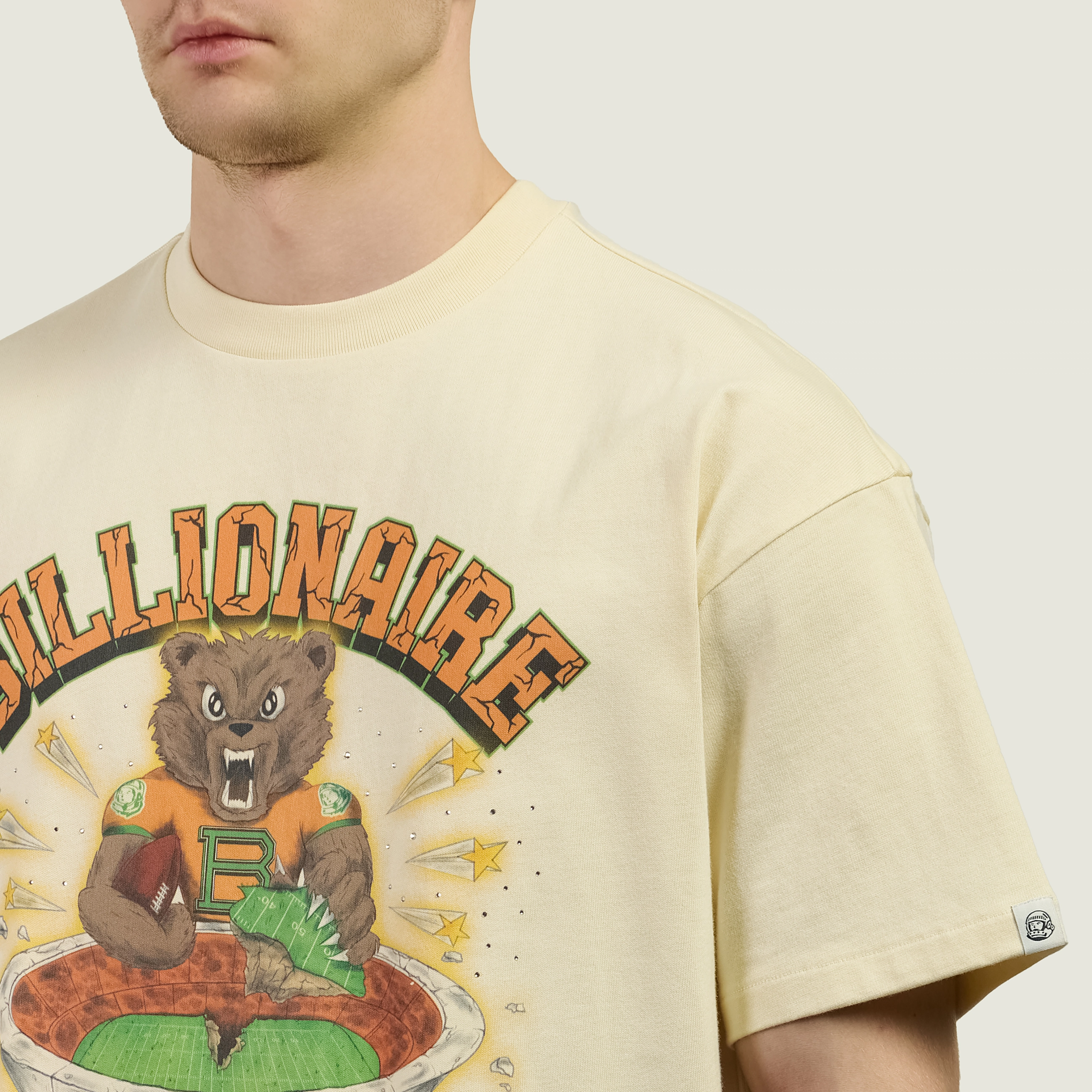 Мужская футболка Billionaire Boys Club Rhinestone Mascot, B25449