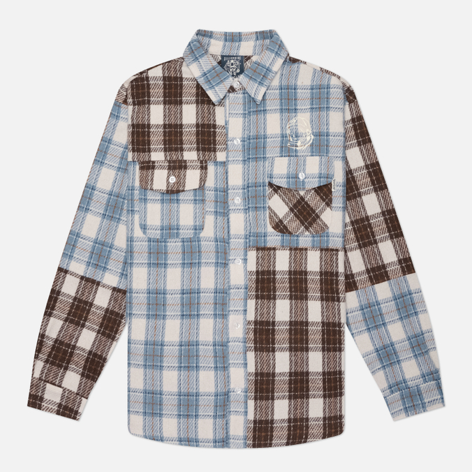Мужская рубашка Billionaire Boys Club Arch Logo Patchwork Check