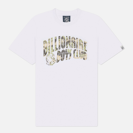 Мужская футболка Billionaire Boys Club Overlay Camo Fill Arch Logo, цвет белый, размер S