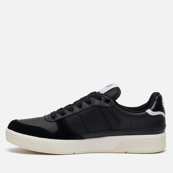 Мужские кеды Fred Perry B300 Leather Black/White