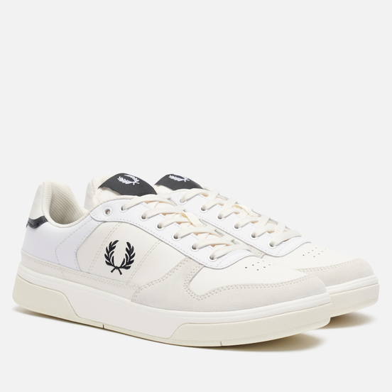 Мужские кроссовки Fred Perry B300 Snow White/Black