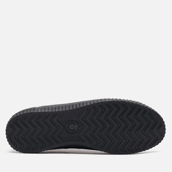 Мужские кеды Fred Perry Hughes Mid Canvas Black/Champagne