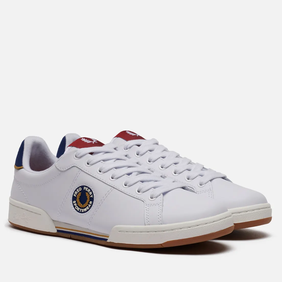 Fred Perry Мужские кеды B722 Leather Badge