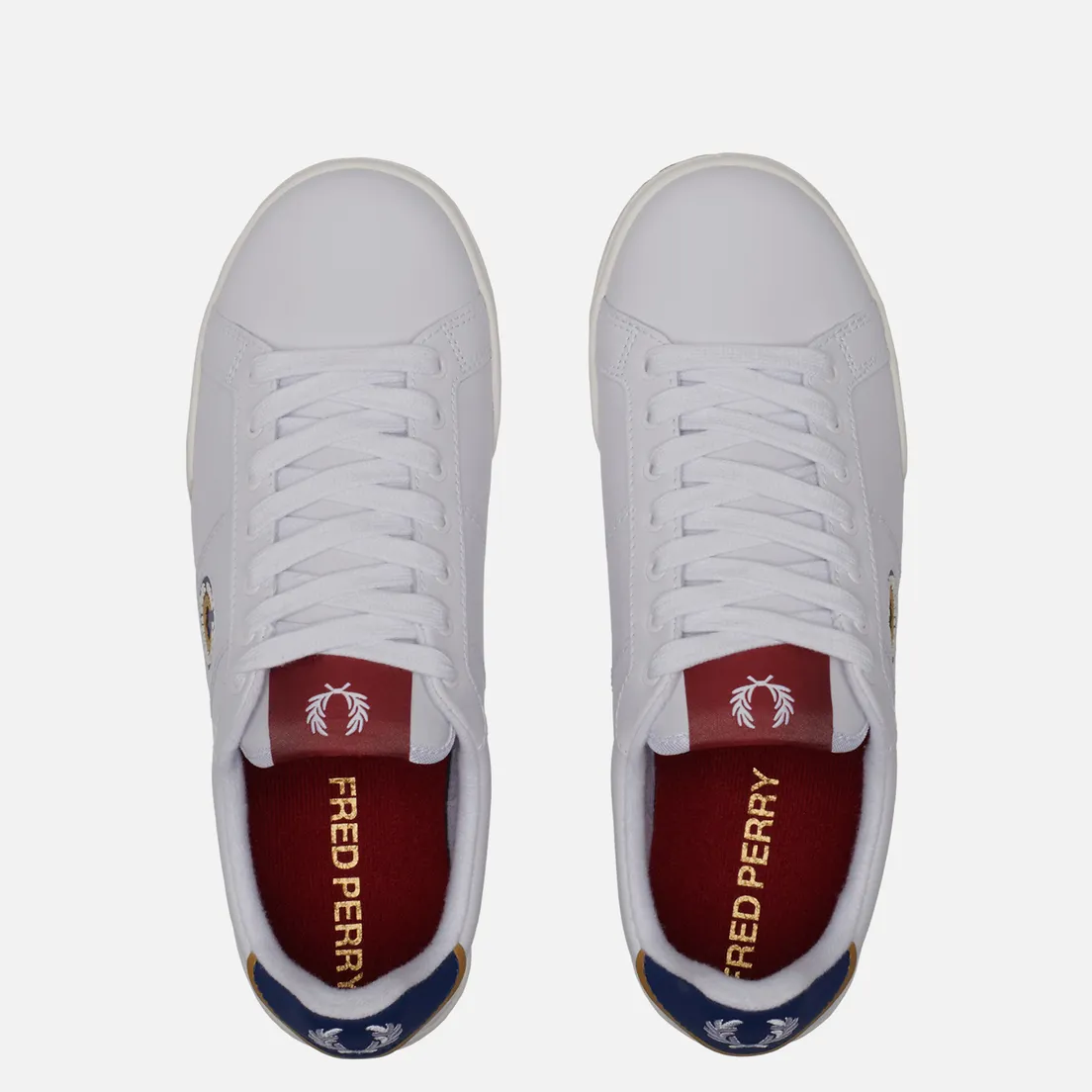 Fred Perry Мужские кеды B722 Leather Badge