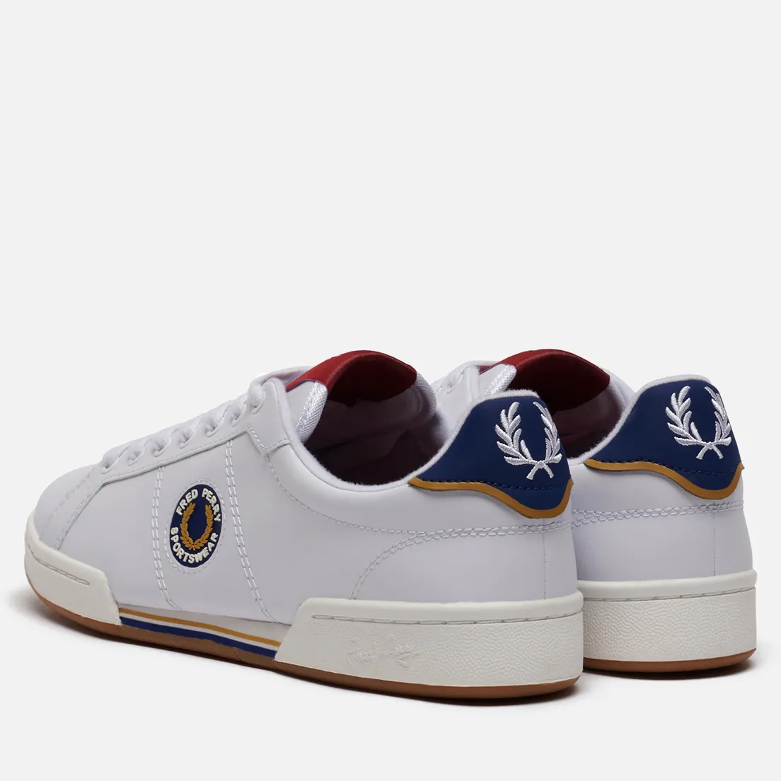 Fred Perry Мужские кеды B722 Leather Badge