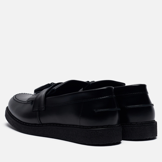 Мужские ботинки лоферы Fred Perry x George Cox Tassel Black
