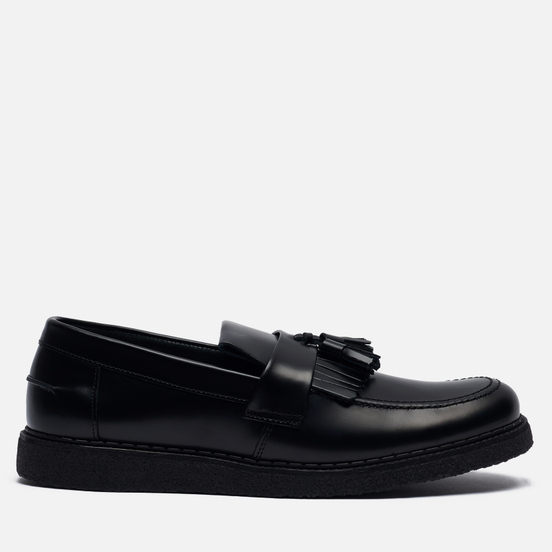 Мужские ботинки лоферы Fred Perry x George Cox Tassel Black