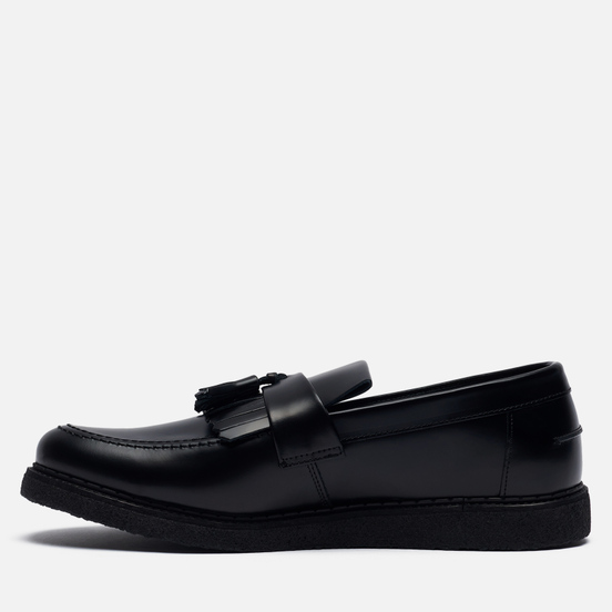 Мужские ботинки лоферы Fred Perry x George Cox Tassel Black