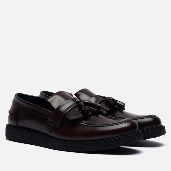 Мужские ботинки лоферы Fred Perry x George Cox Tassel Oxblood