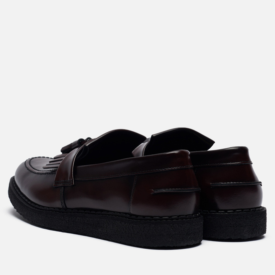 Мужские ботинки лоферы Fred Perry x George Cox Tassel Oxblood