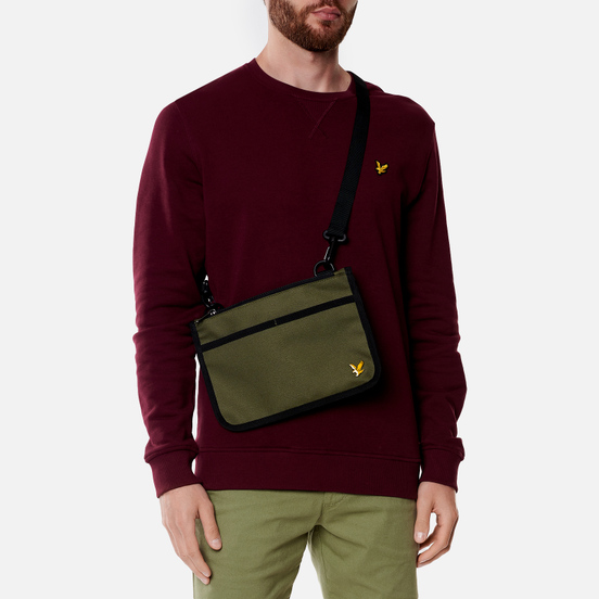 Сумка Lyle & Scott Flat Pouch Trek Green