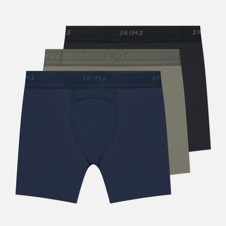 Комплект мужских трусов SKIMS Flex 5" Boxer Brief 3-Pack, цвет комбинированный