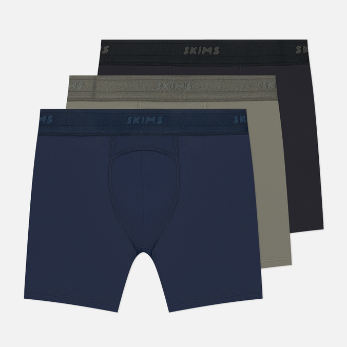Комплект мужских трусов SKIMS Flex 5 Boxer Brief 3-Pack