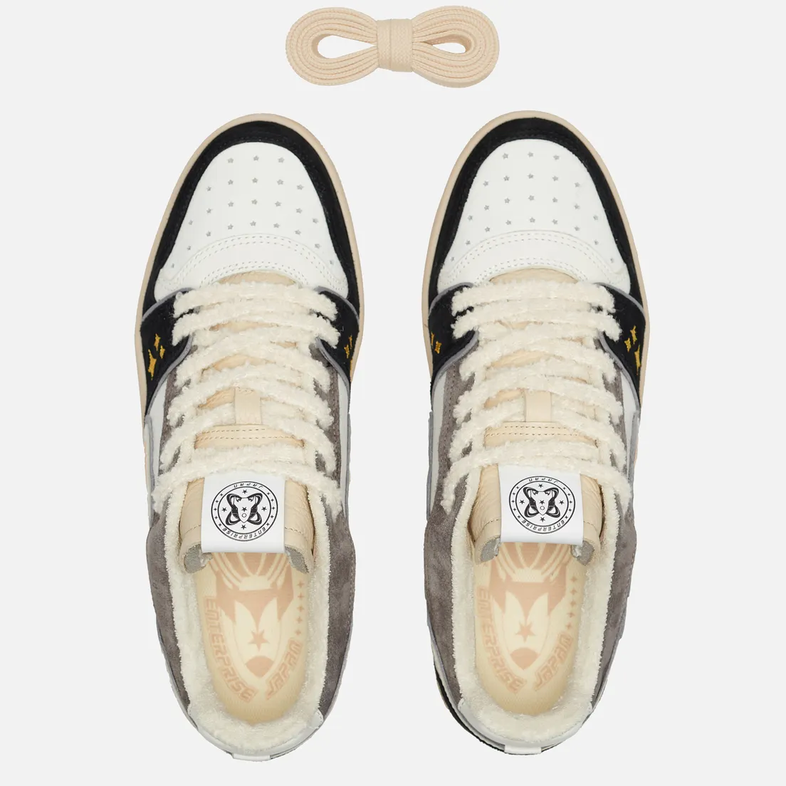 Enterprise Japan Мужские кроссовки EJ Egg Rocket Low Suede/Leather