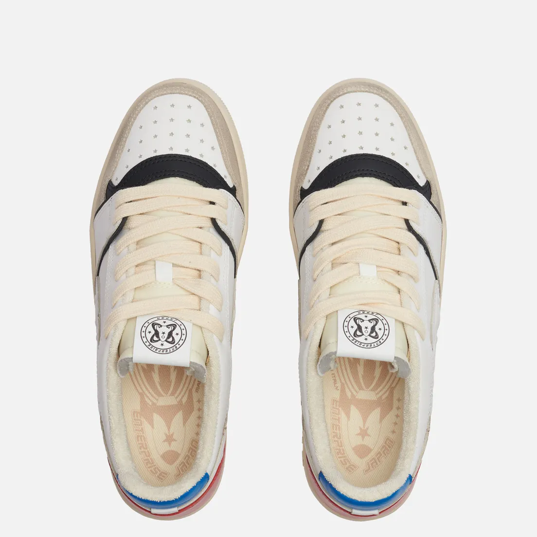 Enterprise Japan Мужские кроссовки EJ Egg New Rocket Vintage Low Leather