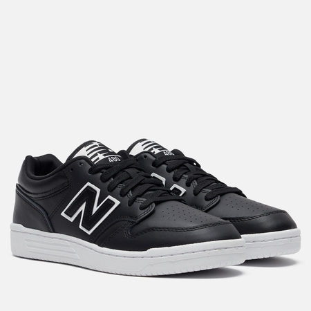 фото Кроссовки new balance bb480lbt, цвет чёрный, размер 39.5 eu