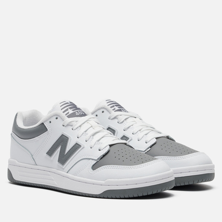 фото Кроссовки new balance bb480lhg, цвет белый, размер 39.5 eu