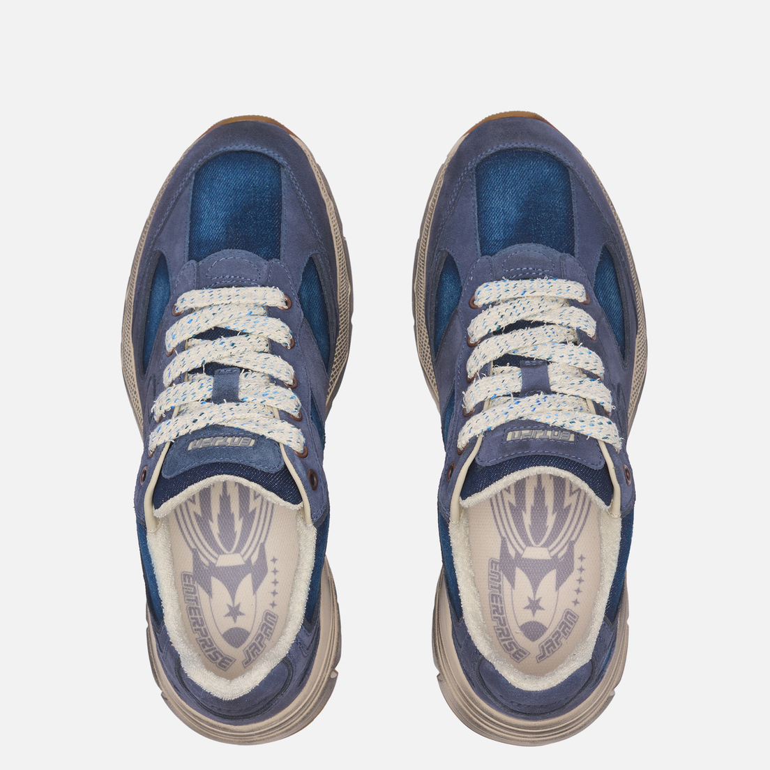 Enterprise Japan Мужские кроссовки Run Denim Low