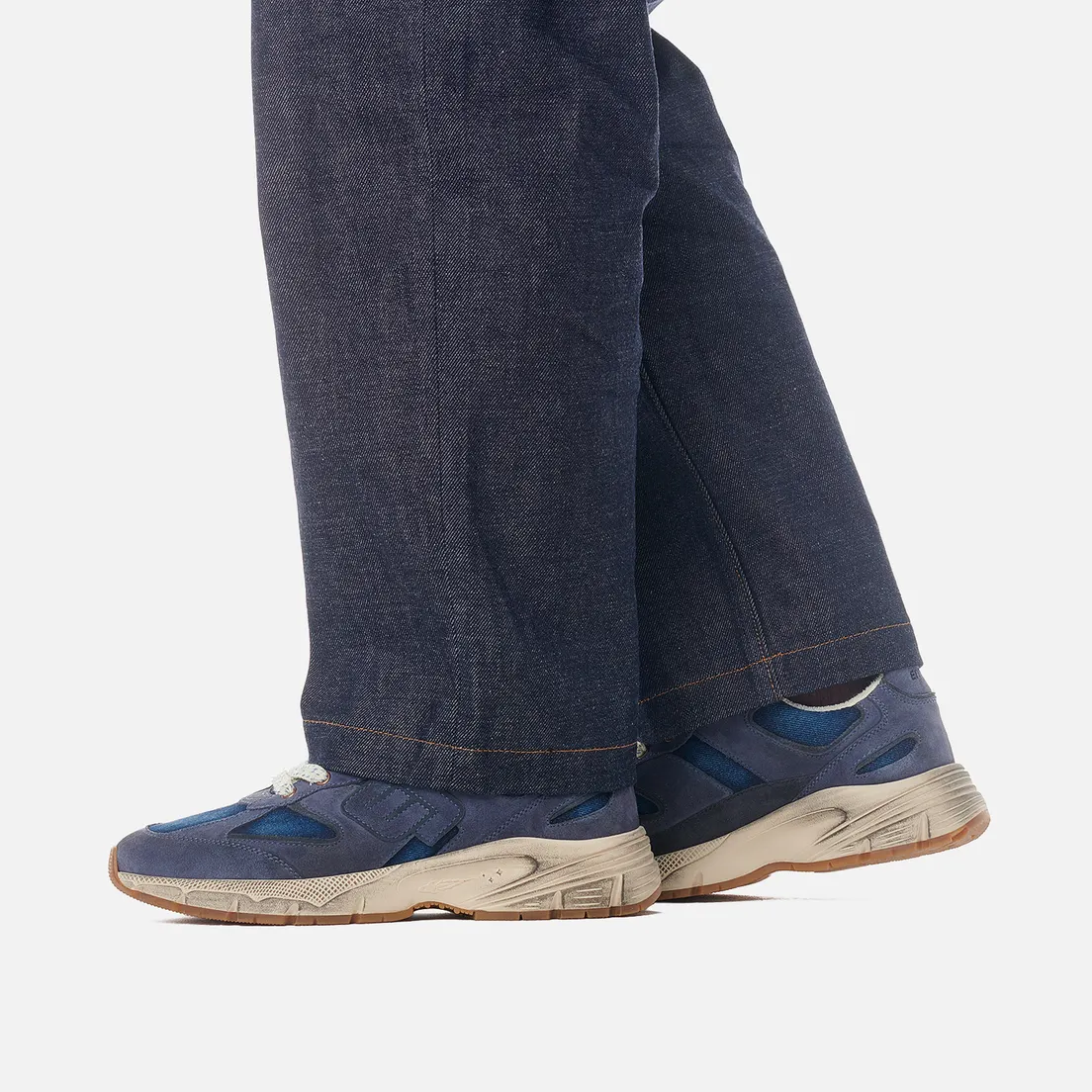 Enterprise Japan Мужские кроссовки Run Denim Low