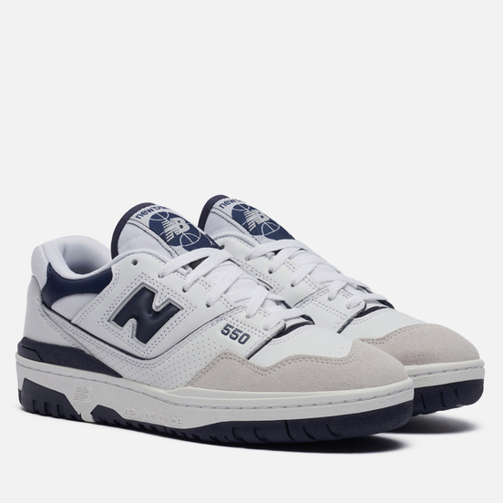 Мужские кроссовки New Balance BB550WA1 White/Navy