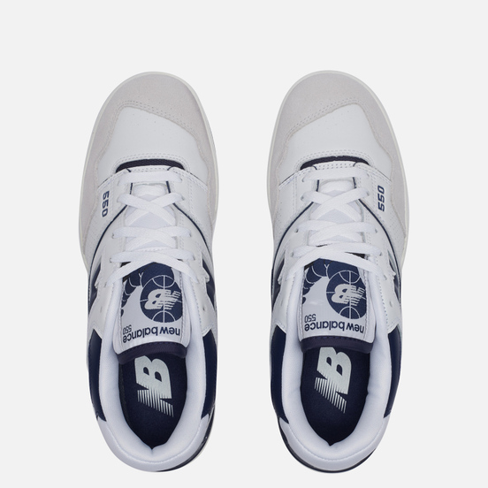 Мужские кроссовки New Balance BB550WA1 White/Navy