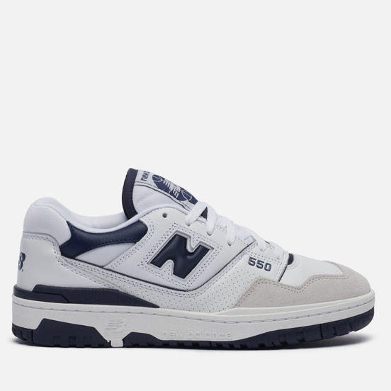 Мужские кроссовки New Balance BB550WA1 White/Navy